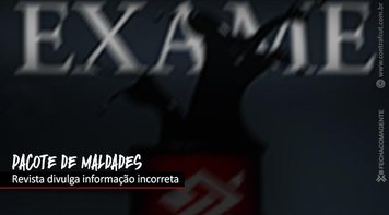 Revista Exame divulga informação incorreta sobre reestruturação no Banco do Brasil