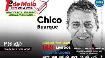 Trabalhadores fazem 1º de Maio unitário pela vida, vacina para todos e emprego