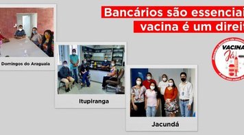 Vacina já: Caravana Bancária pela imunização da categoria bancária