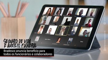 Bradesco anuncia novo seguro de vida para todos funcionários e aprendizes