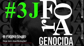 Hoje tem manifestação ‘Fora Bolsonaro!’ em ao menos 340 cidades do país 