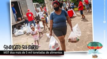 MST doa 1 milhão de marmitas e 5 mil toneladas de alimentos na pandemia
