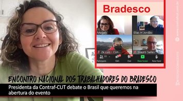 Encontro dos Funcionários do Bradesco discute conjuntura e saúde do trabalhador na pandemia