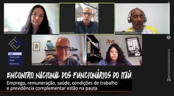 Funcionários debatem balanço do Itaú na abertura do Encontro Nacional