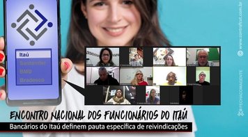 Bancários do Itaú querem emprego, saúde e melhores condições de trabalho