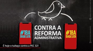 Bancários participam da mobilização contra a Reforma Administrativa de Bolsonaro nesta quarta 18 