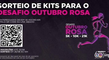 Sindicato promove Desafio Outubro Rosa para alertar sobre os riscos do câncer de mama