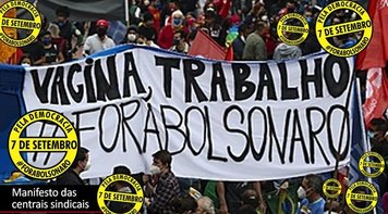 Centrais sindicais divulgam manifesto 'Resgatar o Brasil para os brasileiros'