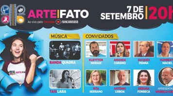 Arte|Fato tem como atrações musicais Taís Lara, João Marinho e Banda QU4DRA, na terça (7)