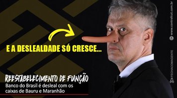 Banco do Brasil é desleal com os funcionários de Bauru e Maranhão