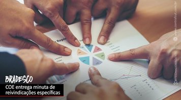 COE Bradesco se reúne com a direção do Bradesco na tarde desta quarta (22)