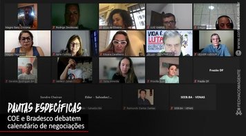 COE e Bradesco retomam mesa de negociação da minuta específica