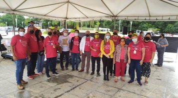 Celebração dos 161 anos da Caixa é marcada por protesto