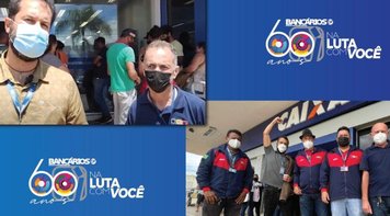 Em Dia Nacional de Luta, Sindicato cobra da Caixa melhores condições de trabalho e de atendimento à população