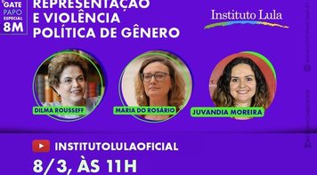 Live nesta terça 8 debate representação e violência política de gênero