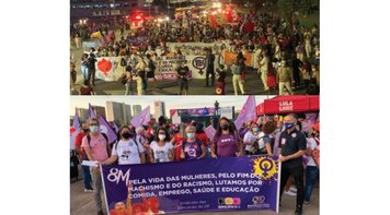 Mulheres se unem na luta contra o retrocesso do governo Bolsonaro e exigem os seus direitos