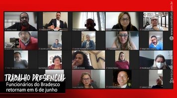 Bancários e Bradesco negociam retorno ao trabalho presencial