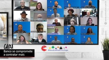 Caixa se compromete a contratar mais empregados na reunião desta segunda 25