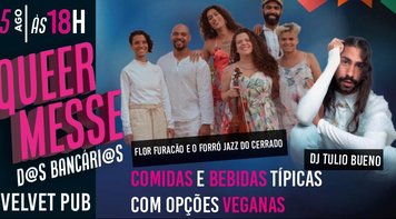 Nesta quinta 25 tem QueerMesse dos Bancários no Velvet Pub