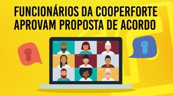 Em assembleia, funcionários da Cooperforte aprovam acordo 2022/2024