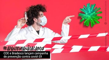 Bradesco atende reivindicação da COE e lança campanha contra covid-19