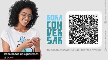 Campanha Menos Metas, Mais Saúde quer ouvir os trabalhadores