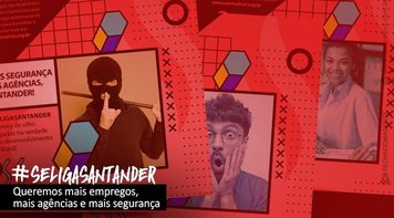 Bancários e Bancárias protestam em todo o país contra políticas do Santander