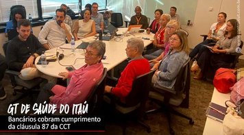 GT de Saúde do Itaú negocia acompanhamento de metas