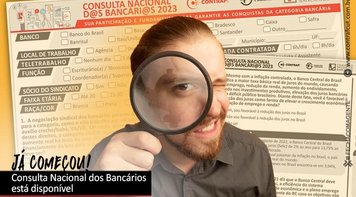 Consulta Nacional dos Bancários 2023 está disponível