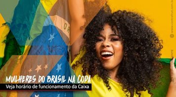 Caixa divulga horários de abertura em dias de jogo do Brasil
