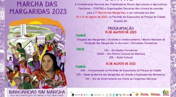 Programação da Marcha das Margaridas começa na terça (15); bancárias confirmam adesão