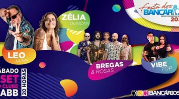 Festa dos Bancários 2023 terá Zélia Duncan, Leo Jaime e bandas Vibe Top e Bregas & Rosas; dia 2/9, na AABB