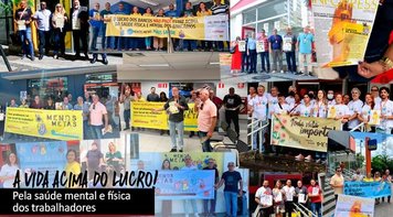 A vida acima do lucro: bancários de todo o país realizam Dia Nacional de Luta