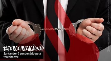 Justiça condena Santander por fraudar contratação de bancário