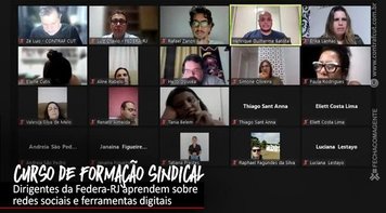 Curso de Formação da Contraf-CUT tem aula sobre redes sociais e ferramentas digitais