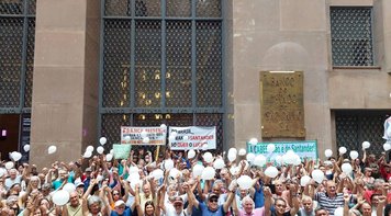 23 anos da privatização: banespianos voltam às ruas em defesa dos aposentados