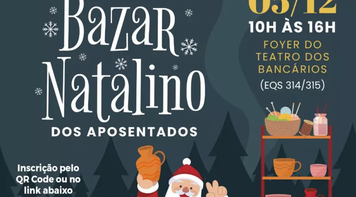 Sindicato abre inscrições para bancários aposentados interessados em expor seus trabalhos no Bazar Natalino
