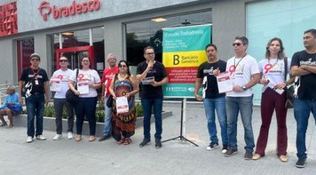 Quarta-feira de luta contra demissões, assédio e fechamento de agências do Itaú, Bradesco e Santander em todo o país
