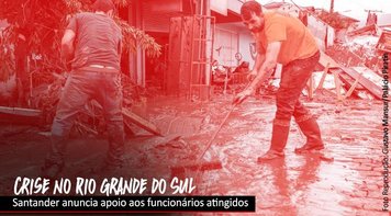Santander adota medidas em meio à calamidade no RS