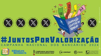 Categoria realiza dia nacional de luta por aumento real e PLR maior nesta segunda 12