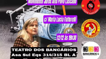 Evento no Sindicato nesta quinta (12) debate necessidade de auditoria cidadã da dívida pública